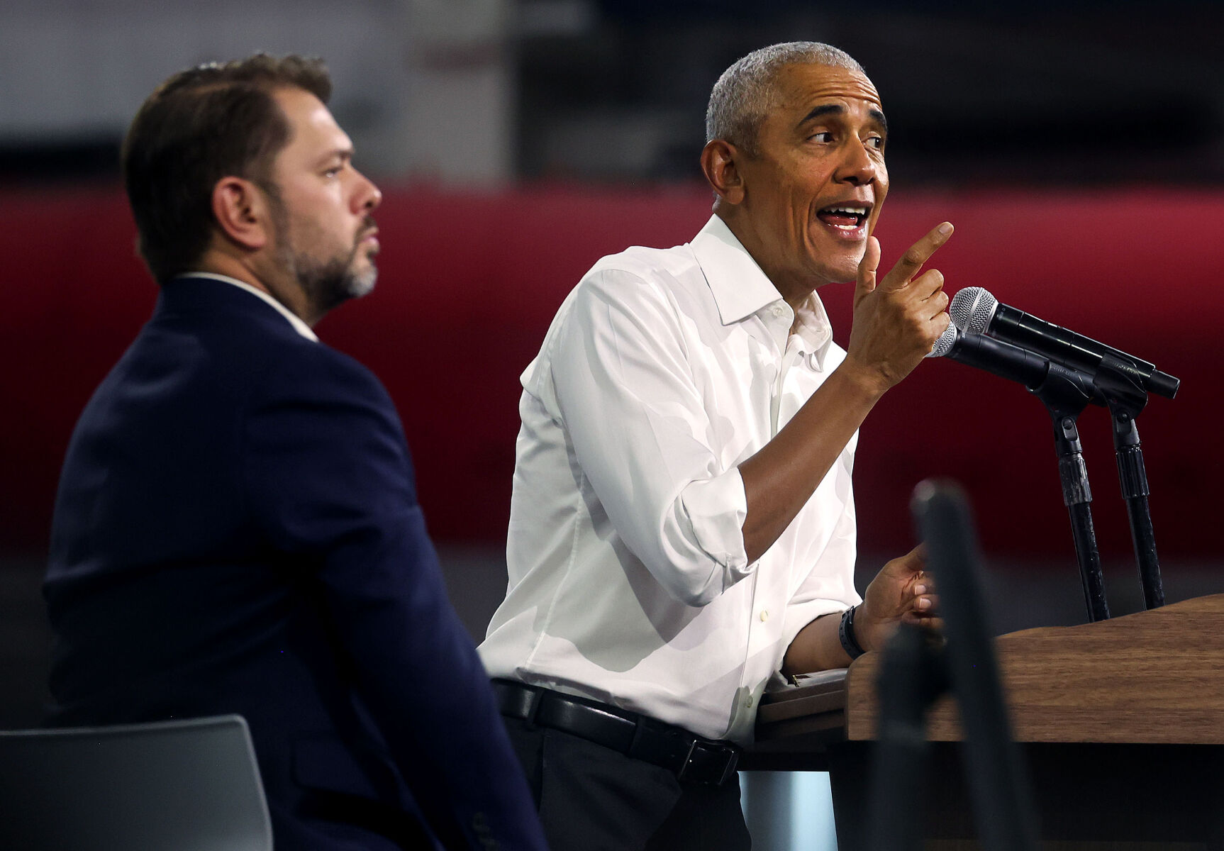 Former President Barack Obama in Tucson